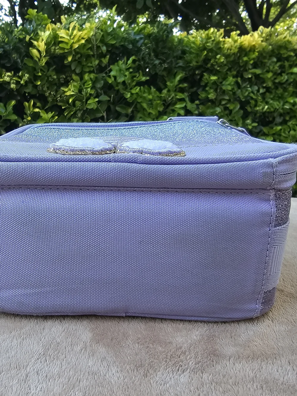 Pottery Barn Kids sparkly lilac